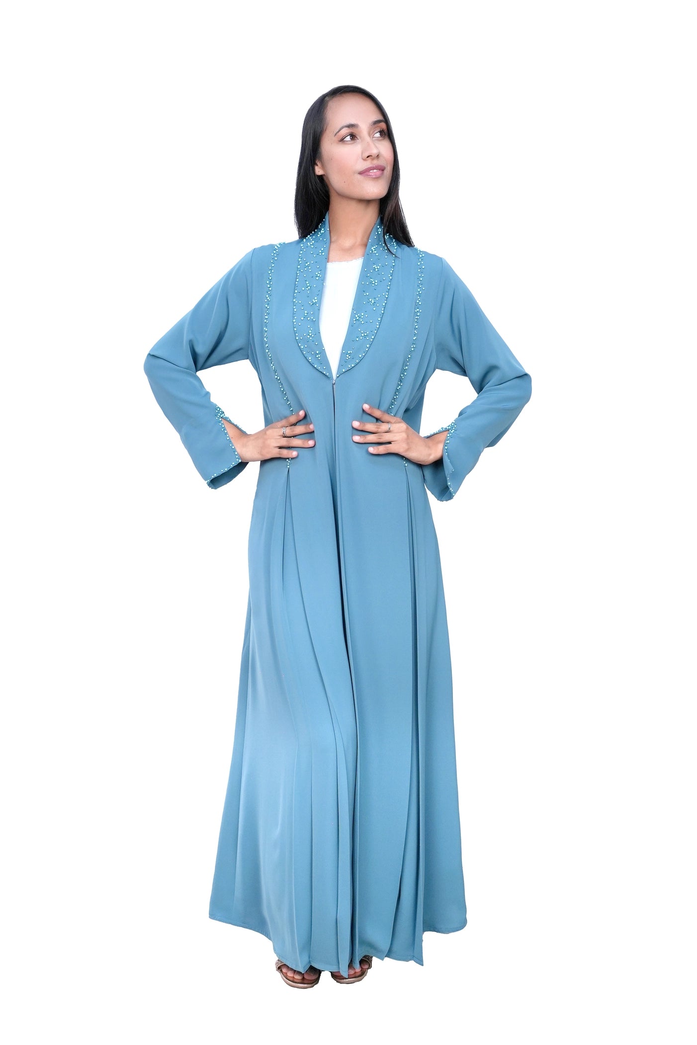 Light Blue Abaya