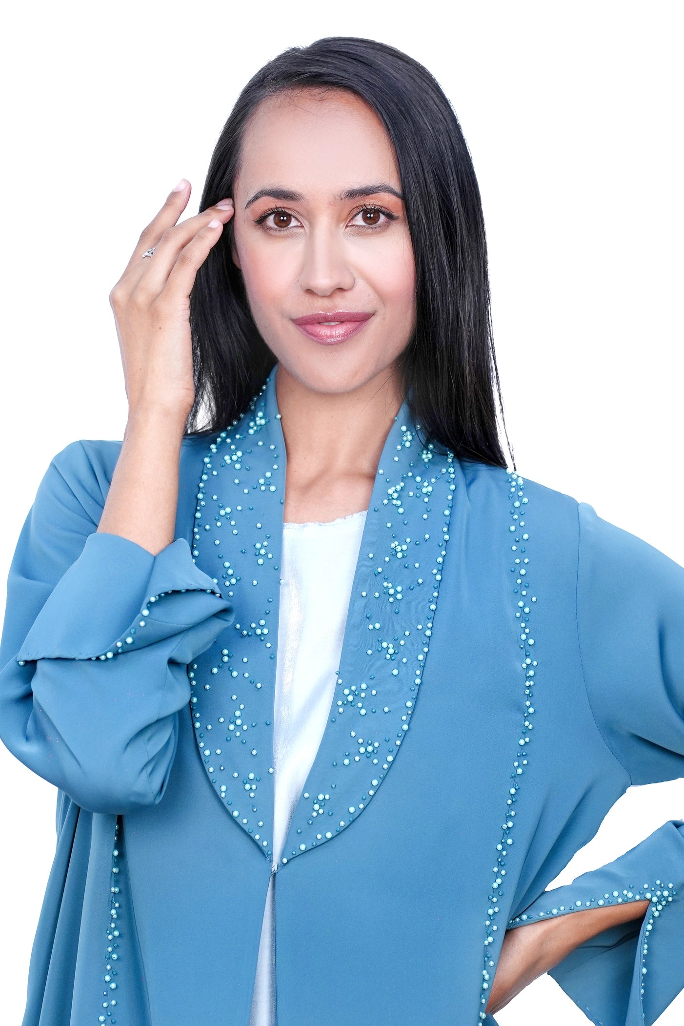 Light Blue Abaya